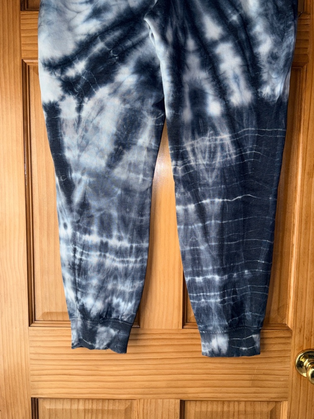 True Craft Men’s Bluish-Gray & White Tie-Dye Jogger Sweat Pants-L-EC - Picture 10 of 11